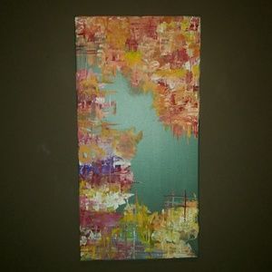 Abstract Painting on Stretched Canvas (Hand made)
